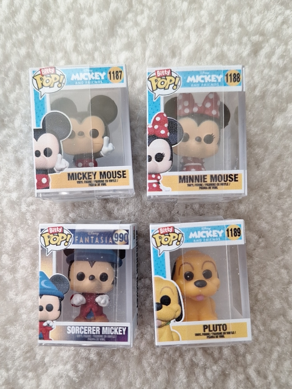 NEW Funko Bitty Pop Disney Lot (4)